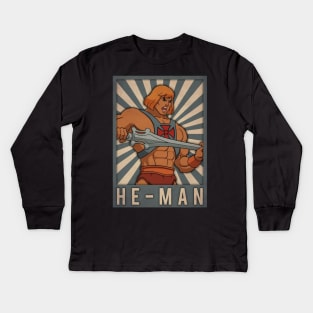 He-Man Kids Long Sleeve T-Shirt